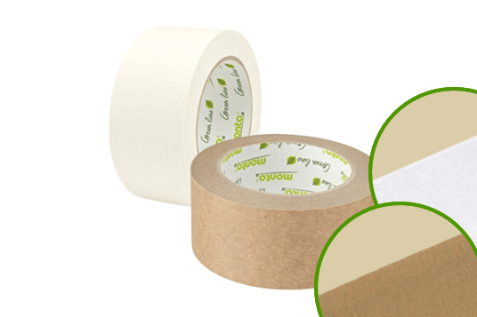 6x Monta Papierklebeband 50m x 50 mm | weiß